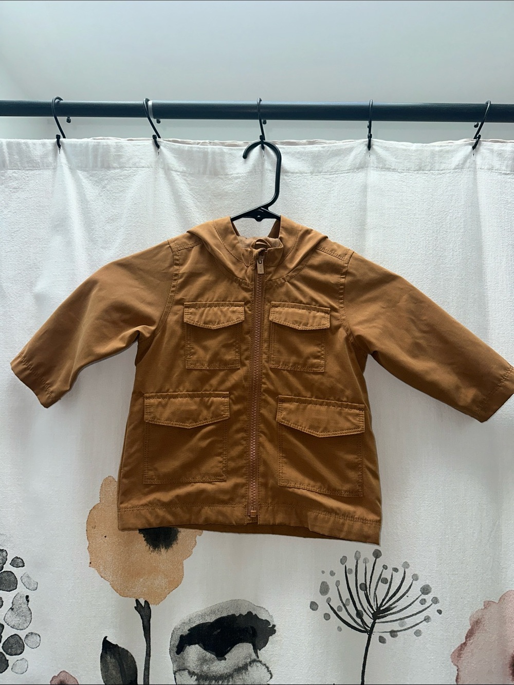 Old Navy Kids Hooded Pea Coat - Caramel Brown